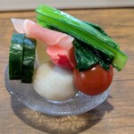 日光くじら食堂 - 前菜 優しく煮込んである