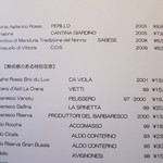 ラ・ボッテガ・ゴローザ - ドリンクメニュー