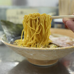 覆麺 智 - 覆麺ラーメン10段　味玉・生たまご