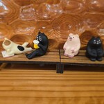 うなぎの美鶴 - カウンターの置物