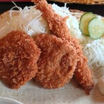 とんかつ杉 - ミックス定食
