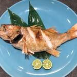 旬菜魚 藍 - 間人から毎日届くノドクロの炭火焼きは絶品