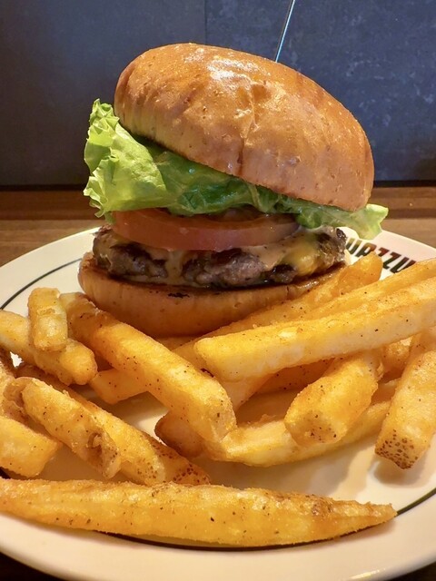 ハンバーガーショップ ザ・シンプソンズのハンバーガーにインスパイアされた