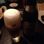 居酒屋 土間土間 - 瓶ビール490円