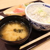 築地食堂 源ちゃん - しらす丼とお刺身セット