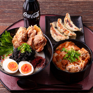 ⭐️Halal⭐️鶏ラーメン鶏カツ丼