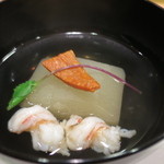 新ばし 星野 - 冬瓜とばちこのお椀