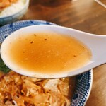 麺や 璃宮 - つけ麺　つけ汁リフト