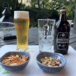 天ぷらバル 天むす 銀座 たけぞう - テラス席限定メニュー