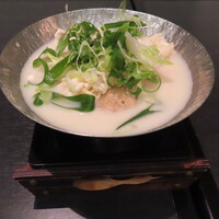 京都祇園 八坂圓堂 - 豆乳鶏つくね鍋