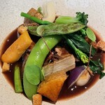 Harmonie 玄 - 牛タンの煮込み、トロトロの牛タンでソースもめちゃ美味しかったです♪