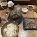 毎朝挽肉と羽釜ごはん ハンバーグぼうず - 