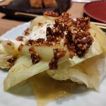 焼鳥 ハレツバメ - キャベツのサクサク醤油