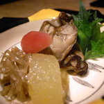 くろぎ - 牡蠣オイル焼き　酢橘