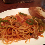 オーク - お連れ様が頼んだナポリタン♪