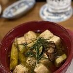 アンドミヤコ - 島豆腐アヒージョ