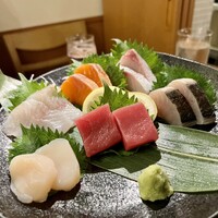 UMAMI日本酒弐番館 - 本マグロ入りお刺身６点盛り