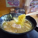 ラーメン拳 - 豚醤油（麺）