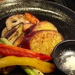 鉄板焼grow - プリフィックスコースの焼野菜