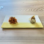 雙 - 山椒クラッカーとクランベリー,人参のラペ