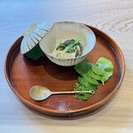 雙 - 本葛胡麻豆腐蕨ソース