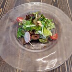 鉄板バル AKICHI - お皿も冷え冷え