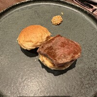神楽坂 鉄板焼 向日葵 - ミニバーグ