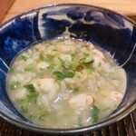 魚菜料理 縄屋 - ⑩【ご飯】
      焼きおにぎりと白海老の雑炊