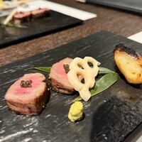神楽坂 よこ田 - サーロイン 銀鱈の西京焼き