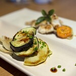 マララ - 野菜の3種鉄板焼き（600円）