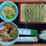くいどころ里味 - 料理写真:天丼そばセット