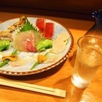 Sushikouzou - お造り盛り合わせ ＆ お酒