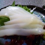 弥生亭 - イカの刺身