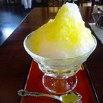中町・蔵シック館 - レモンのかき氷