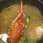 湯宿一番地 - 夜にでた伊勢海老の味噌汁