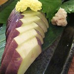 2014年8月 水茄子お造り