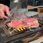 焼肉 KOHAKU - 焼きしゃぶ　時間ある時は焼いてくれる