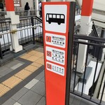 本手打ちうどん庄司 - 川越駅東口2番バス乗り場へ
