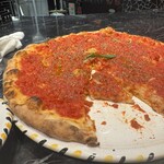 リストピッツァ バイ ナポリスタカ - 薄いんですけどデカいんです｡満腹です｡