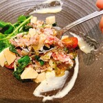 肉専科はふう - dinnerコース
牛肉と筍のタルタル
アイオリソース