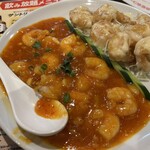 歓迎 - エビチリとエビマヨ