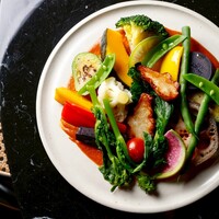 有機野菜のロースト　ロメスコソース