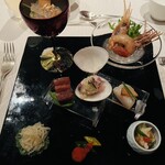 298969546 - 鯛の中国風お造り前菜盛合わせ