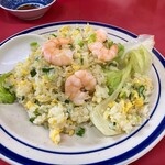 ラーメン敏 - エビ炒飯  @850円