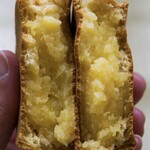 土俵うどん - 回転焼き カスタード　ぱっか～ん　SONY α6000＋SIGMA 30mm F1.4 DC DN Contemporary　絞りF4