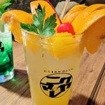～博多おでん・焼き鳥とフルーツサワー～ ニクマレヤ 赤羽本店 - オレンジサワー