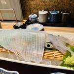 対馬のどぐろとイカ活き造り 博多 魚蔵 - 