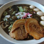 麺カフェ ひまわり - 黒ごま五目ラーメン（スペシャル）