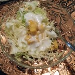 はまゆう - ミニサラダが付いてくる