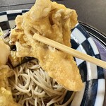 そば処 かずき - 芳ばしくて香りの良い「舞茸の天ぷら」